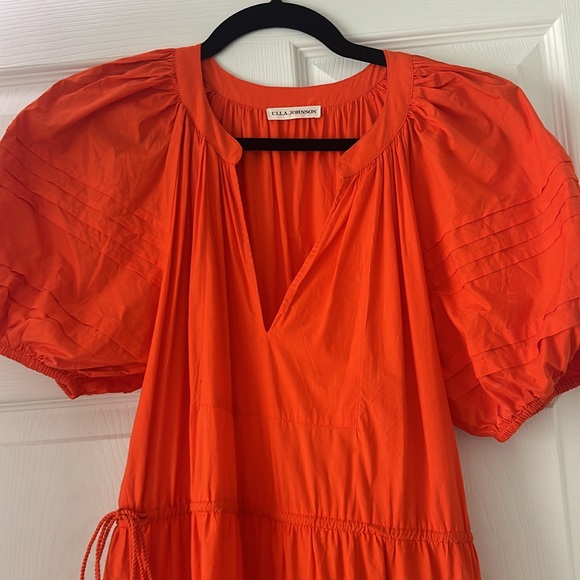 ULLA JOHNSON
Claribel tiered printed cotton-poplin midi dress - Picture 6 of 6